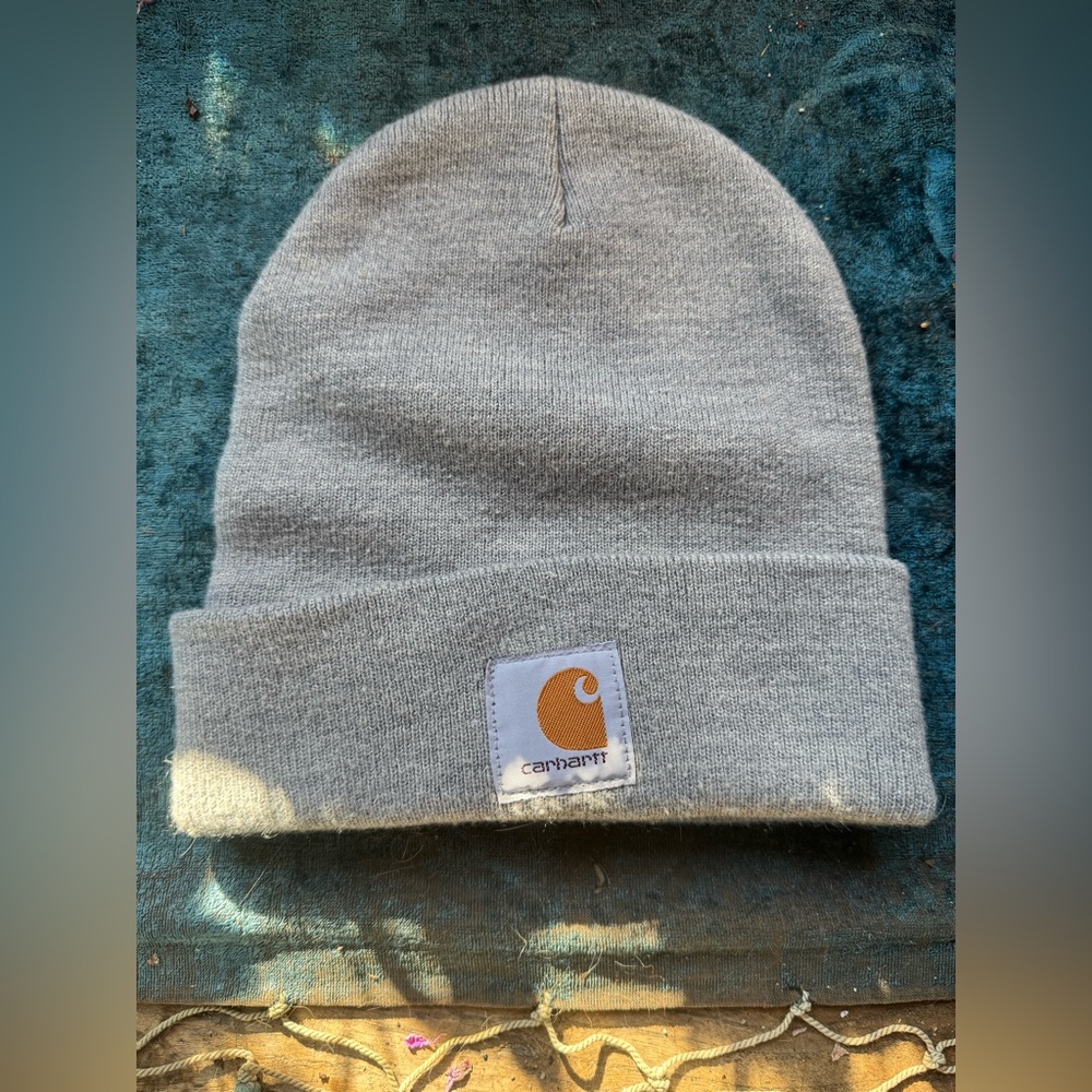 Carhartt Heather Gray Knit Beanie